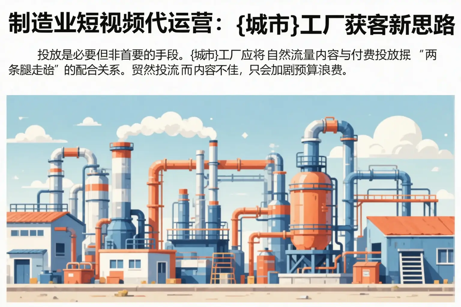 制造业短视频代运营:儋州工厂获客新思路